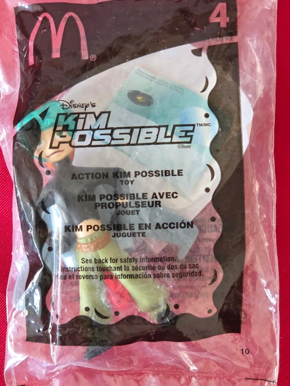 2003 KIM POSSIBLE ACTION FIGURE, MINT IN THE PACKAGE!!!